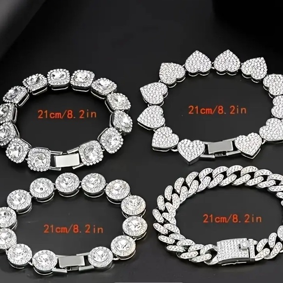 Silver Bracelets NWOT - Picture 2 of 2